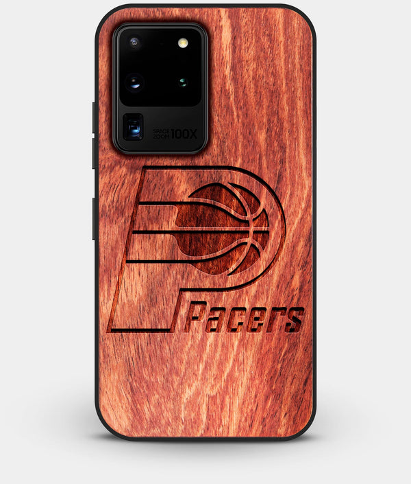 Best Custom Engraved Wood Indiana Pacers Galaxy S20 Ultra Case - Engraved In Nature