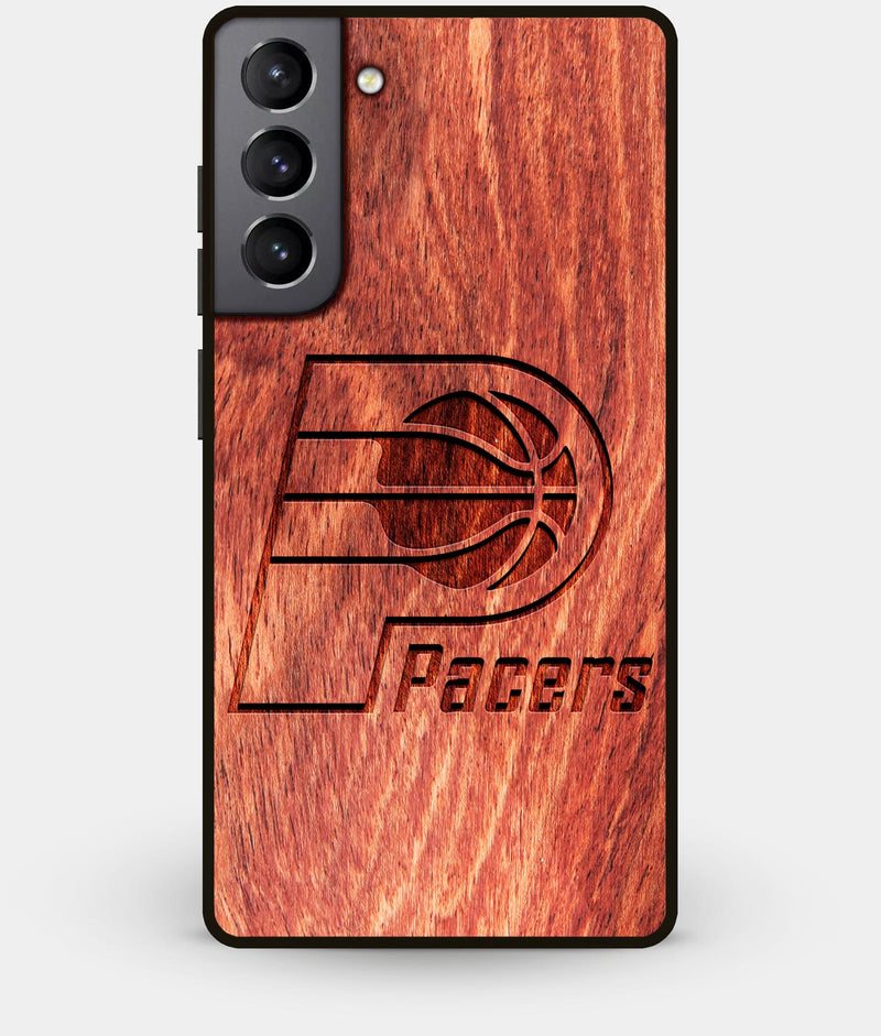 Best Wood Indiana Pacers Galaxy S21 Case - Custom Engraved Cover - Engraved In Nature