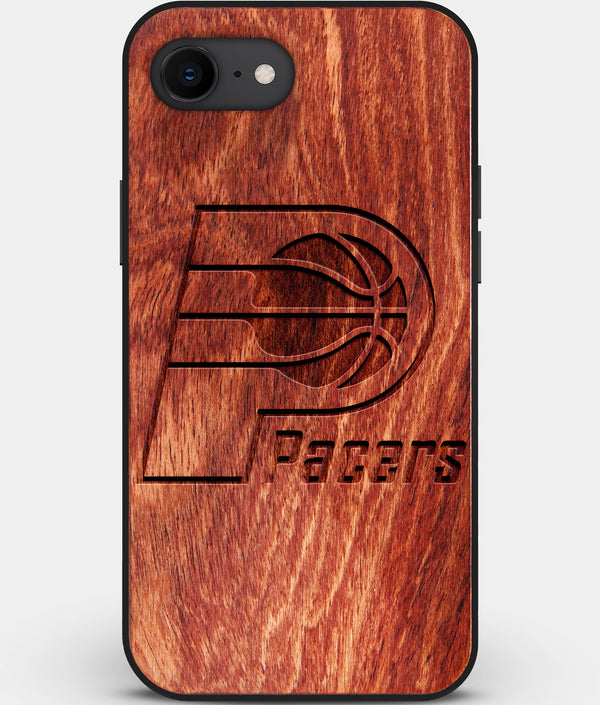 Best Custom Engraved Wood Indiana Pacers iPhone SE Case - Engraved In Nature