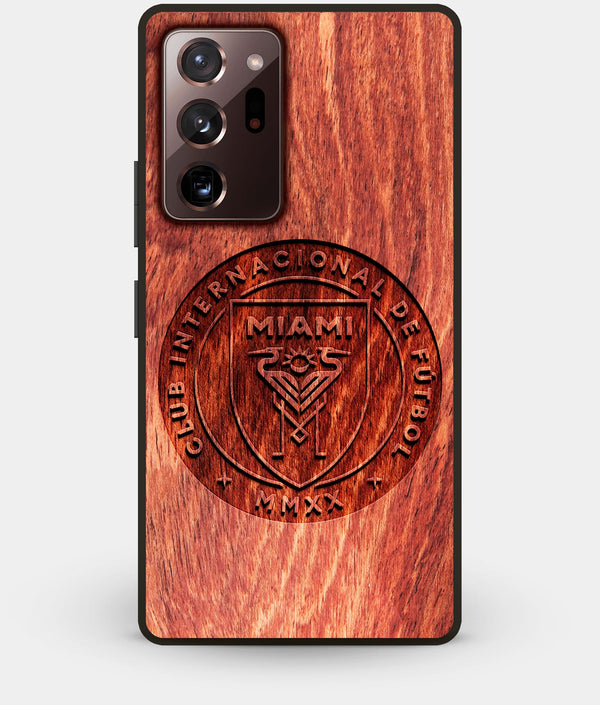 Best Custom Engraved Wood Inter Miami CF Note 20 Ultra Case - Engraved In Nature