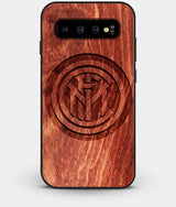 Best Custom Engraved Wood Inter Milan FC Galaxy S10 Case - Engraved In Nature