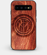 Best Custom Engraved Wood Inter Milan FC Galaxy S10 Plus Case - Engraved In Nature