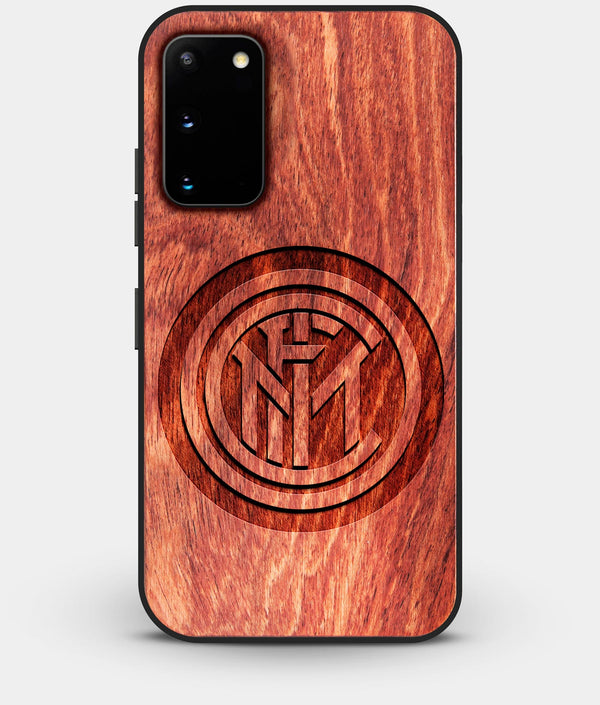 Best Custom Engraved Wood Inter Milan FC Galaxy S20 Case - Engraved In Nature