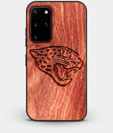Best Custom Engraved Wood Jacksonville Jaguars Galaxy S20 Plus Case - Engraved In Nature