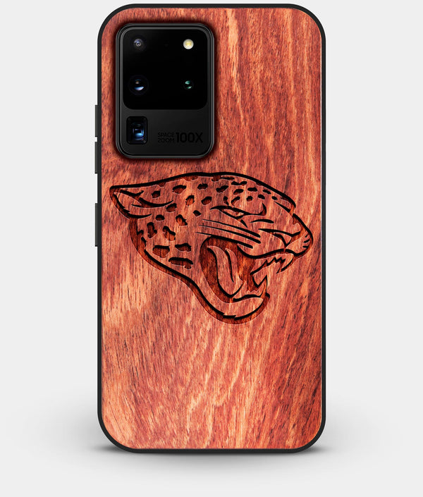 Best Custom Engraved Wood Jacksonville Jaguars Galaxy S20 Ultra Case - Engraved In Nature