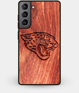 Best Wood Jacksonville Jaguars Galaxy S21 Case - Custom Engraved Cover - Engraved In Nature