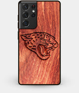 Best Wood Jacksonville Jaguars Galaxy S21 Ultra Case - Custom Engraved Cover - Engraved In Nature