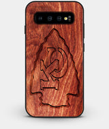 Best Custom Engraved Wood Kansas City Chiefs Galaxy S10 Case - Engraved In Nature