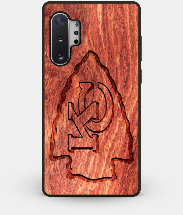 Best Custom Engraved Wood Kansas City Chiefs Note 10 Plus Case - Engraved In Nature