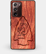 Best Custom Engraved Wood Kansas City Chiefs Note 20 Case - Engraved In Nature