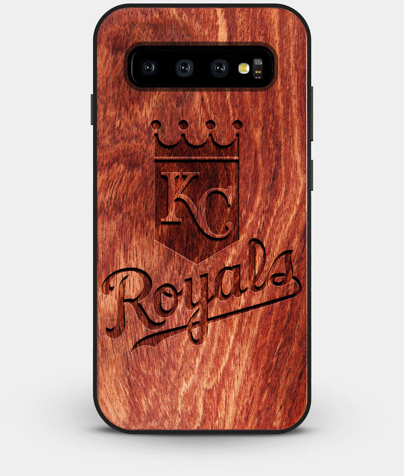 Best Custom Engraved Wood Kansas City Royals Galaxy S10 Case - Engraved In Nature