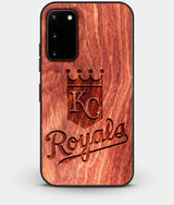 Best Custom Engraved Wood Kansas City Royals Galaxy S20 Case - Engraved In Nature