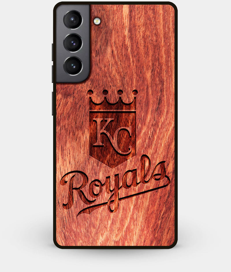 Best Wood Kansas City Royals Galaxy S21 Case - Custom Engraved Cover - Engraved In Nature