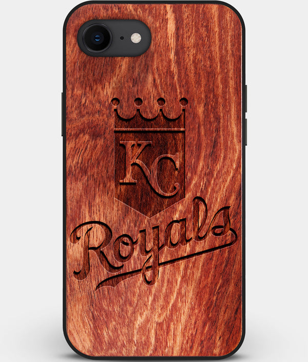 Best Custom Engraved Wood Kansas City Royals iPhone SE Case - Engraved In Nature