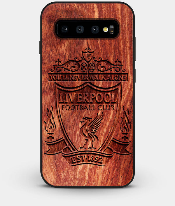 Best Custom Engraved Wood Liverpool F.C. Galaxy S10 Plus Case - Engraved In Nature