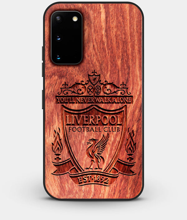 Best Wood Liverpool F.C. Galaxy S20 FE Case - Custom Engraved Cover - Engraved In Nature
