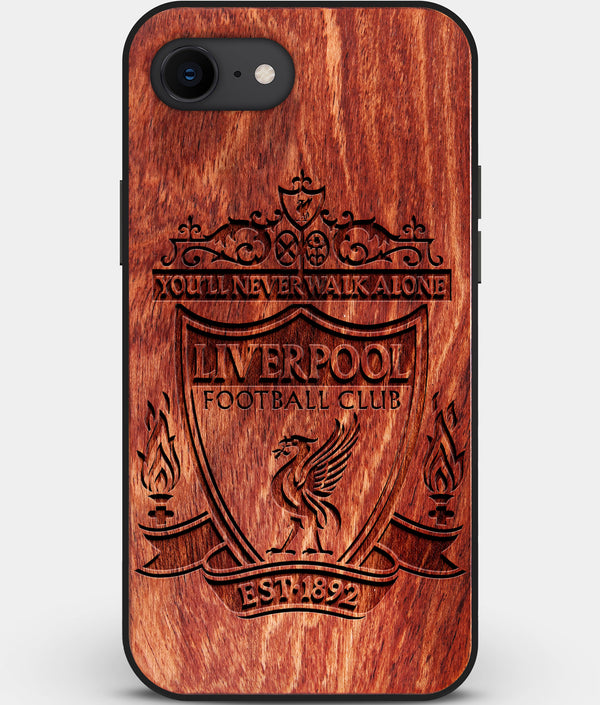 Best Custom Engraved Wood Liverpool F.C. iPhone SE Case - Engraved In Nature