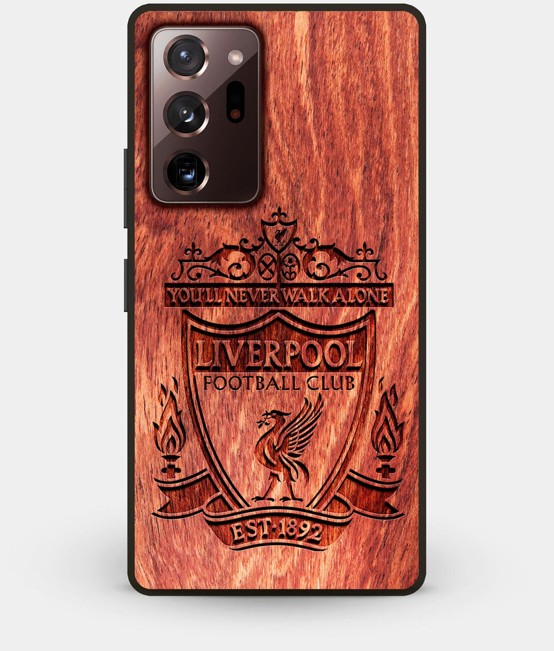 Best Custom Engraved Wood Liverpool F.C. Note 20 Ultra Case - Engraved In Nature