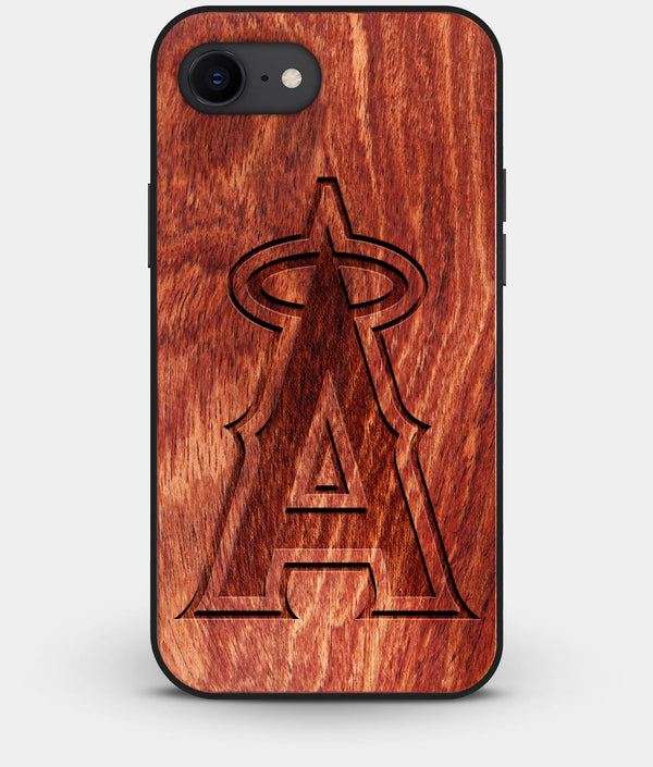 Best Custom Engraved Wood Los Angeles Angels iPhone 7 Case - Engraved In Nature