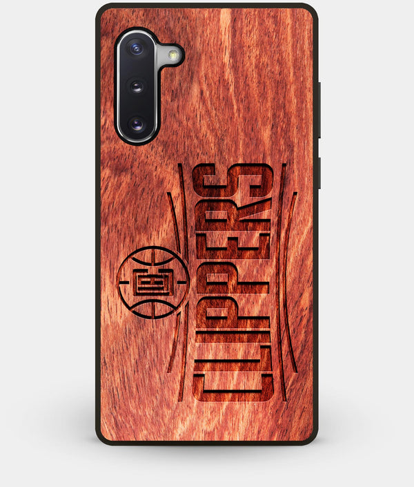 Best Custom Engraved Wood Los Angeles Clippers Note 10 Case - Engraved In Nature