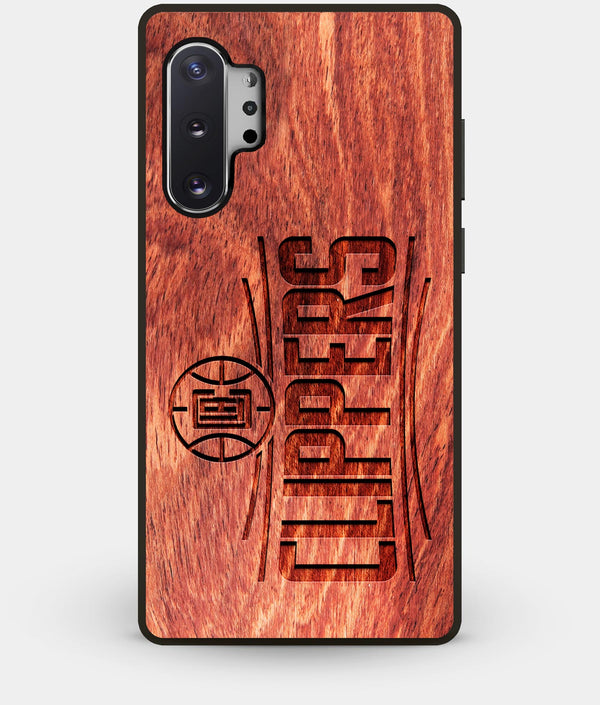 Best Custom Engraved Wood Los Angeles Clippers Note 10 Plus Case - Engraved In Nature