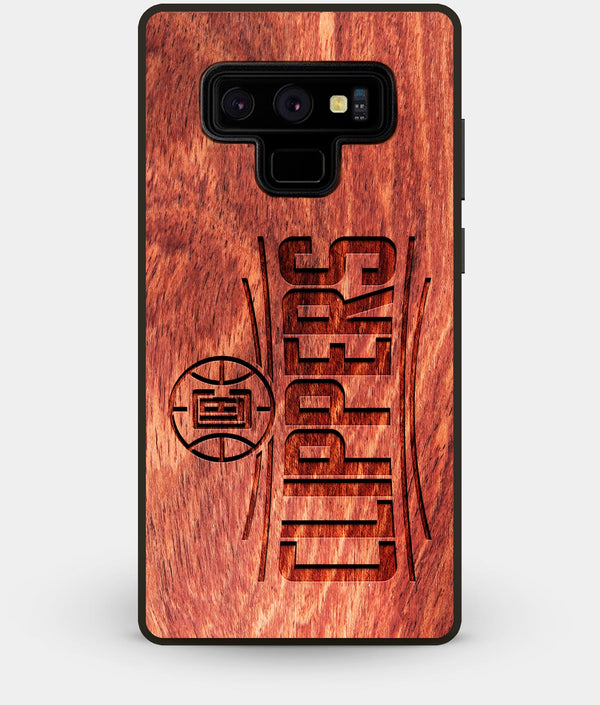 Best Custom Engraved Wood Los Angeles Clippers Note 9 Case - Engraved In Nature