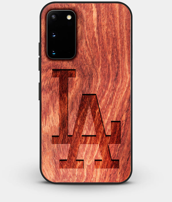Best Wood Los Angeles Dodgers Galaxy S20 FE Case - Custom Engraved Cover - CoverClassic - Engraved In Nature