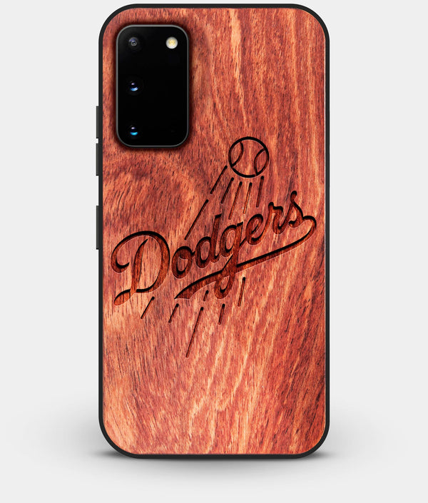 Best Wood Los Angeles Dodgers Galaxy S20 FE Case - Custom Engraved Cover - Engraved In Nature