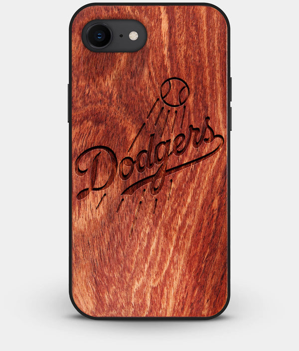 Best Custom Engraved Wood Los Angeles Dodgers iPhone 7 Case - Engraved In Nature