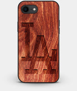 Best Custom Engraved Wood Los Angeles Dodgers iPhone 8 Case Classic - Engraved In Nature