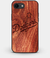 Best Custom Engraved Wood Los Angeles Dodgers iPhone 8 Case - Engraved In Nature