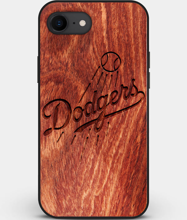 Best Custom Engraved Wood Los Angeles Dodgers iPhone SE Case - Engraved In Nature