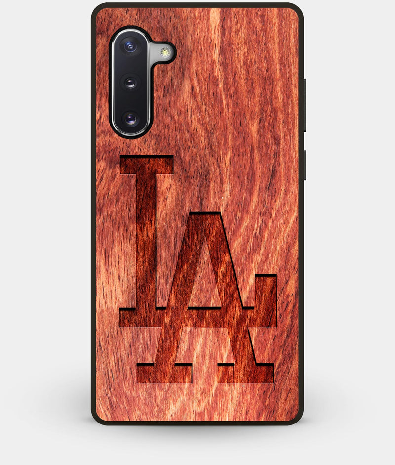 Best Custom Engraved Wood Los Angeles Dodgers Note 10 Case Classic - Engraved In Nature