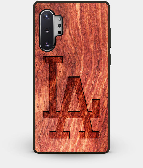 Best Custom Engraved Wood Los Angeles Dodgers Note 10 Plus Case Classic - Engraved In Nature