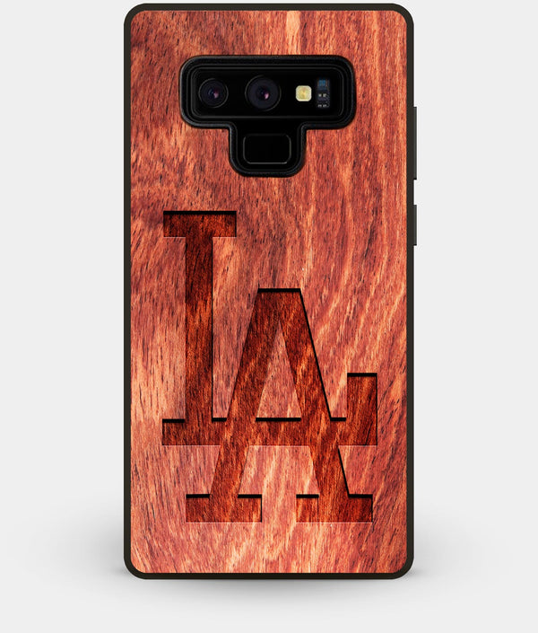 Best Custom Engraved Wood Los Angeles Dodgers Note 9 Case Classic - Engraved In Nature