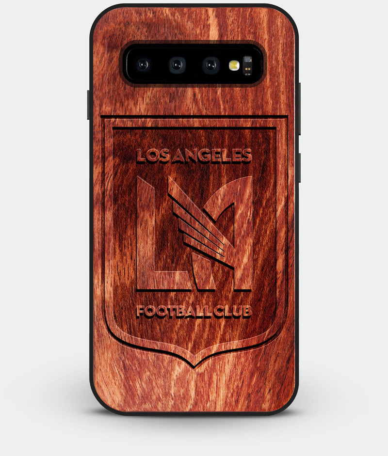 Best Custom Engraved Wood Los Angeles FC Galaxy S10 Plus Case - Engraved In Nature