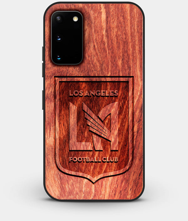 Best Custom Engraved Wood Los Angeles FC Galaxy S20 Case - Engraved In Nature