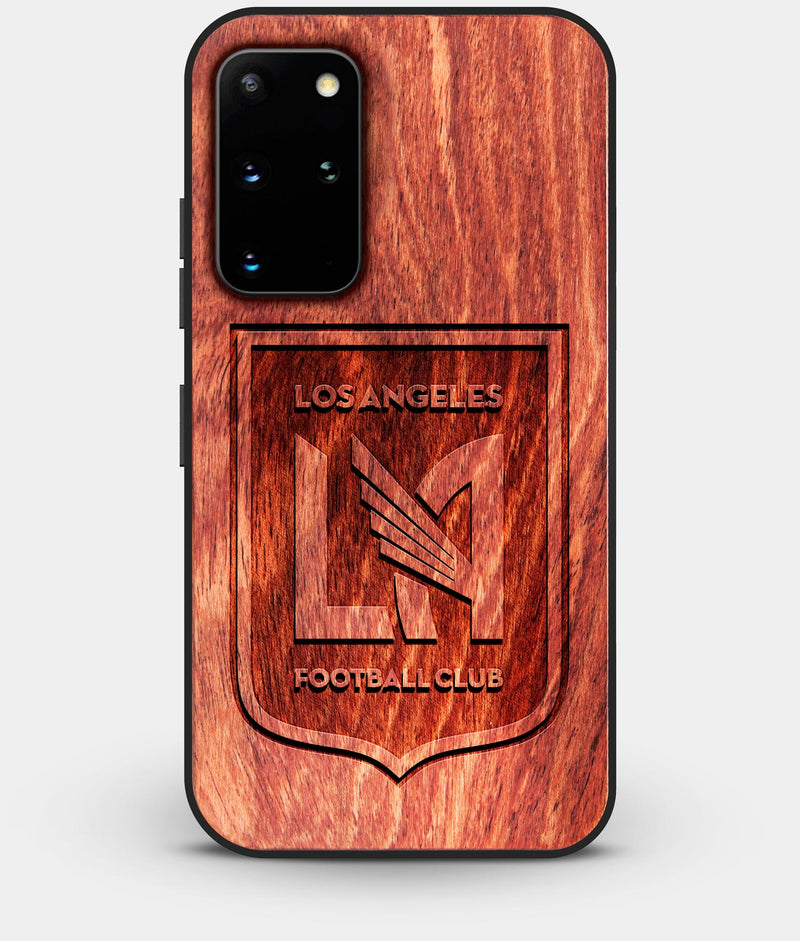 Best Custom Engraved Wood Los Angeles FC Galaxy S20 Plus Case - Engraved In Nature