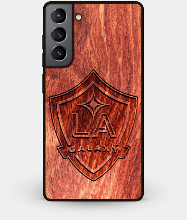 Best Wood Los Angeles Galaxy Galaxy S21 Plus Case - Custom Engraved Cover - Engraved In Nature