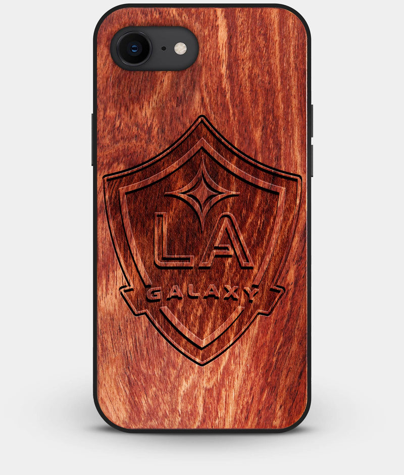 Best Custom Engraved Wood Los Angeles Galaxy iPhone 8 Case - Engraved In Nature
