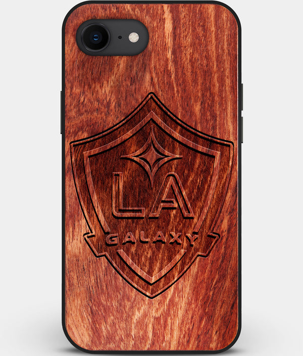 Best Custom Engraved Wood Los Angeles Galaxy iPhone SE Case - Engraved In Nature