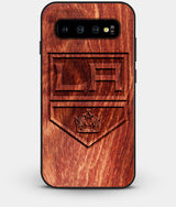 Best Custom Engraved Wood Los Angeles Kings Galaxy S10 Case - Engraved In Nature