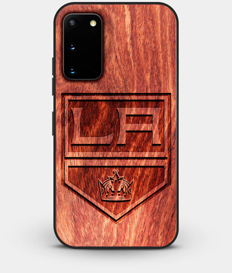 Best Custom Engraved Wood Los Angeles Kings Galaxy S20 Case - Engraved In Nature