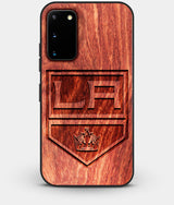 Best Wood Los Angeles Kings Galaxy S20 FE Case - Custom Engraved Cover - Engraved In Nature