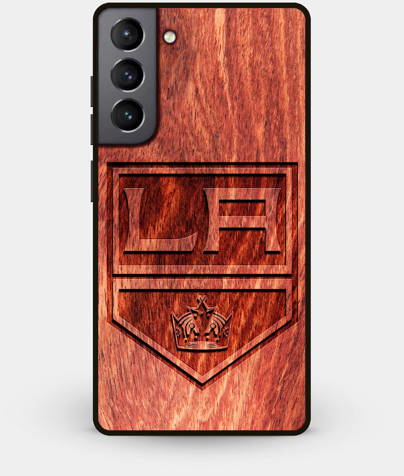 Best Wood Los Angeles Kings Galaxy S21 Case - Custom Engraved Cover - Engraved In Nature