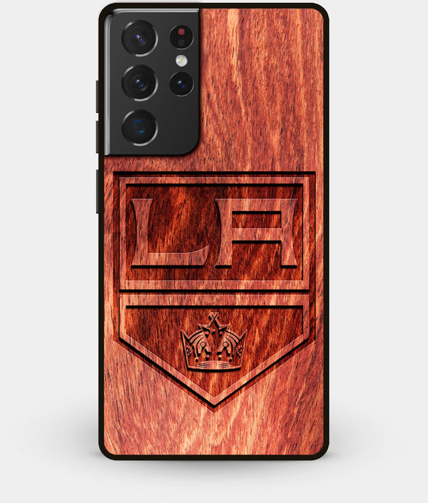 Best Wood Los Angeles Kings Galaxy S21 Ultra Case - Custom Engraved Cover - Engraved In Nature