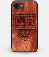 Best Custom Engraved Wood Los Angeles Kings iPhone 7 Case - Engraved In Nature