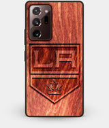 Best Custom Engraved Wood Los Angeles Kings Note 20 Ultra Case - Engraved In Nature