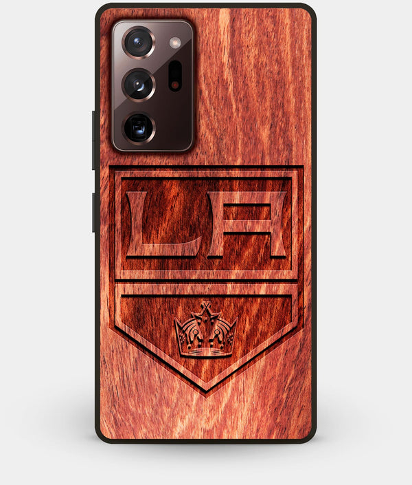 Best Custom Engraved Wood Los Angeles Kings Note 20 Ultra Case - Engraved In Nature
