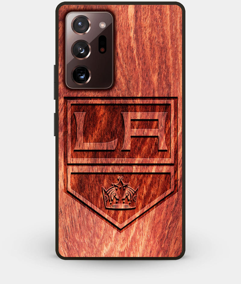 Best Custom Engraved Wood Los Angeles Kings Note 20 Ultra Case - Engraved In Nature